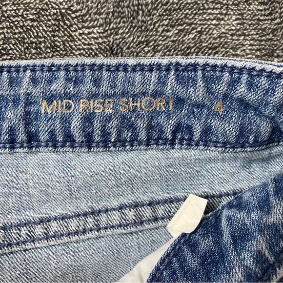 JLO Y2K Light Blue Distressed Jean Shorts - Picture 6 of 6